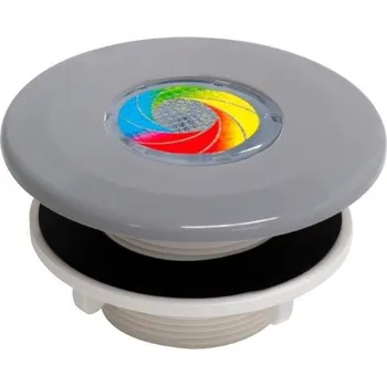 Bazénové osvětlení MINI Tube, tryska VA (Světle šedá RAL7004) - 9LED RGB, 8,2W - pro předvyrobené bazény vp-85034R