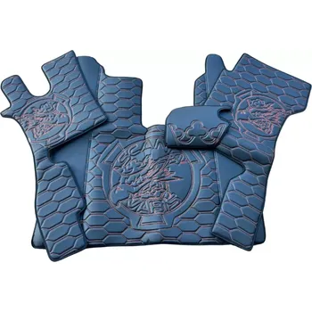 Ochranný autopotah Podlaha SCANIA NTG R (odpružená/pevná)- Vabis s cigaretou, černá, oranžové prošívání