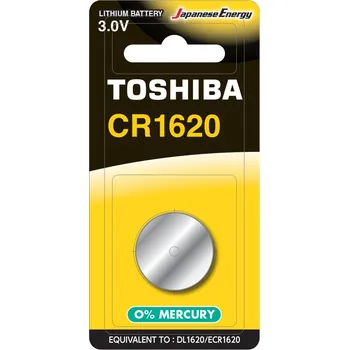 Článková baterie Speciální lithiová baterie TOSHIBA CR 1620 3V Blister 1ks