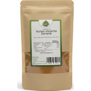 Koření XXL Shoarma (shawarma) červená - libanonská směs Hmotnost: 200 g