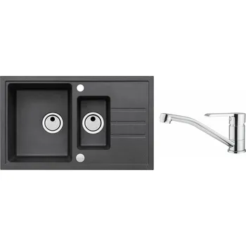 Granitový dřez Alveus SET INTERMEZZO 70/91+ BATERIE RUTA + 5 % sleva v košíku s kódem SLEVA5