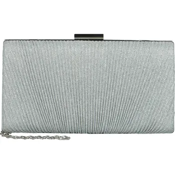 Kabelka Luxusní dámské psaníčko Moon Priscila, stříbrné