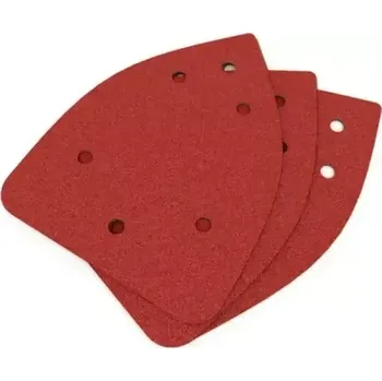 Brusný papír Brusný papír (10 ks) – HECHT 001176680 (Brusný papír pro vibrační brusku HECHT 1766. Hrubost 80, 10 ks)