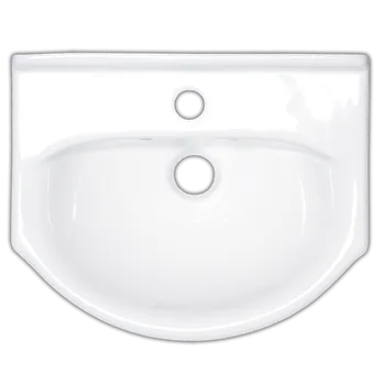 Naturel Nábytkové umyvadlo Pro 52x41 cm otvor pro baterii uprostřed HA5650