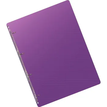Kroužkový pořadač Lines PP A4 4 kroužky, fialová