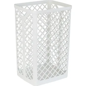 Odpadkový koš Odpadkový koš na papírové ručníky - plastový, bílý, 35 l