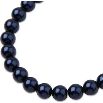 Korálek Preciosa kulatá perla MAXIMA 6 mm Pearl Effect Dark Blue