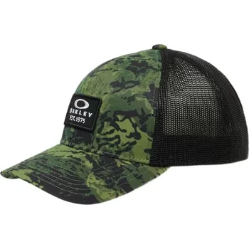 Pokrývka hlavy Oakley kšiltovka Patch Trucker Tiger Camo Green | Zelená | Velikost One Size | 100% bavlna
