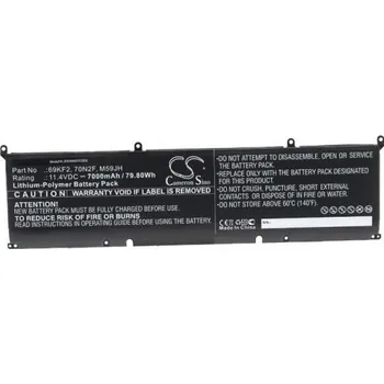 Baterie k notebooku Movano Baterie pro Dell XPS 15 9500 / Alienware M15 R3 / M17 R3, 6000 mAh