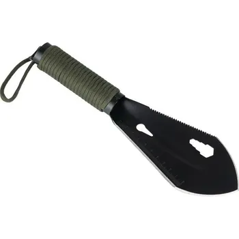 Rýč FOSCO lopatka SURVIVAL 7v1 paracord ČERNÁ