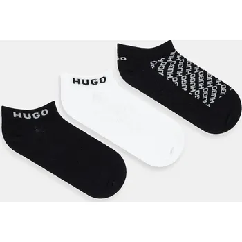 Pánské ponožky Ponožky HUGO 3P AS SLANTMONO CC W 3-pack 50543195 černá 99X, vel. 39-42