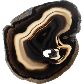 Přírodní kámen Achátový plátek 4A; 122x102 mm