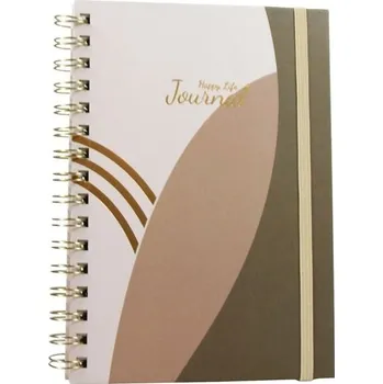 Blok Blok Donau Happy Life, A5, čtverečkovaný, zelený