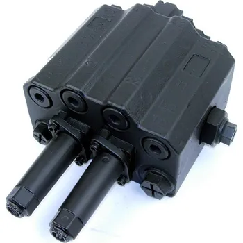 Příslušenství pro stavební techniku Hydraulický rozvaděč pro čelní nakladače 2/90 s plovoucí polohou