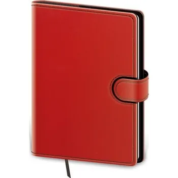 Diář Týdenní kapesní diář 2023 Flip - červeno/černý