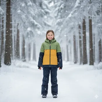 Dívčí bunda Dívčí zimní bunda Killtec 173 zelená/žlutá 176