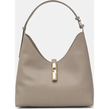 Módní doplněk Kožená kabelka Furla Goccia M WB01499.BX3104.4488S béžová 80X, vel. ONE SIZE