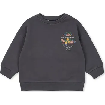 Chlapecká mikina Dětská mikina Konges Sløjd LOU SWEAT SHIRT OCS KS104943.PPY2 šedá 90X, vel. 98
