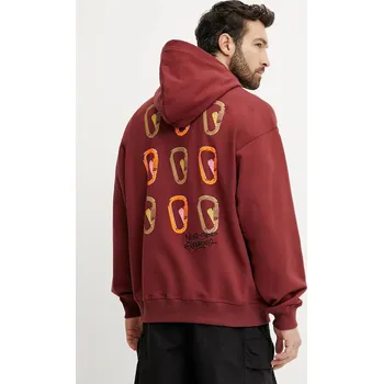 Pánské oblečení Bavlněná mikina The North Face Nuptse Oversized NF0A8C3V0VO1 červená 92X, vel. M