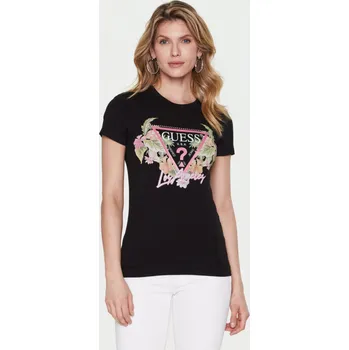 Guess dámské černé tričko - XS