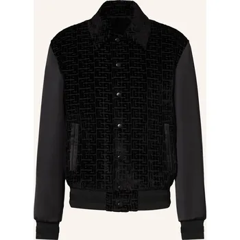 Balmain Pánská Bunda Z Kombinace Materiálů, černá, 50