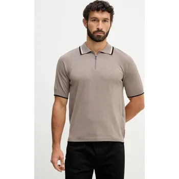 Pánské tričko Bavlněné polo tričko Armani Exchange XM001977.AF20139 béžová 80X, vel. S