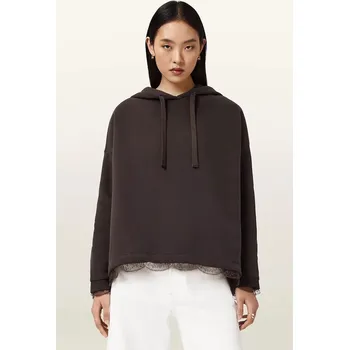 Dámská mikina Mikina AllSaints NIA W027JE hnědá 88X, vel. M