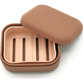 Mýdlo PONIO Silikonová přenoska na mýdlo Terracotta