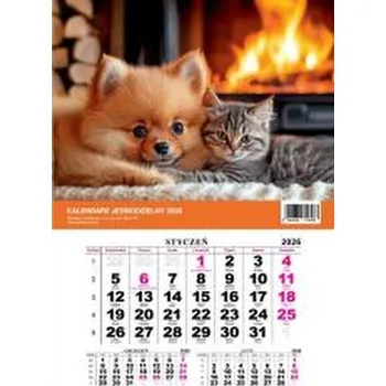 Kalendář Kalendarz 2026 jednodzielny Milusińscy