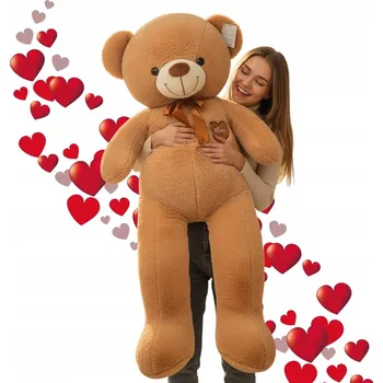 Obraz VELKÝ PLYŠOVÝ MEDVÍDEK DÁREK NA VALENTÝNA PRO DÍVKU