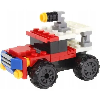 ostatní stavebnice STAVEBNÍ BLOKY HASIČI VOZÍKA STAVEBNICE 2 V 1 HASIČSKÉHO VOZÍKA