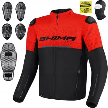 Moto oblečení Motocyklová bunda Shima Drift, vel. XL, černá a červená