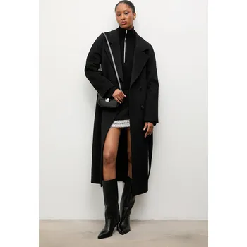 Dámský kabát Vlněný kabát Answear.LAB WA24.KPD006 černá 99X, vel. XL