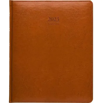 Diář Týdenní diář 2023 Kastor - Prezident, hnědý