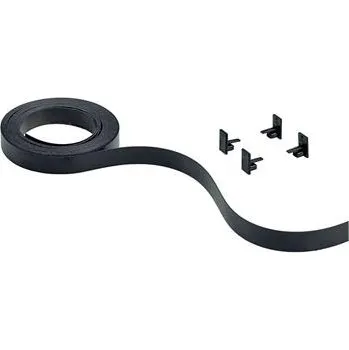 Nábytkové kování HETTICH SLIDELINE M barevná sada pro přední pojezd. profil 16mm černá, 2500 mm