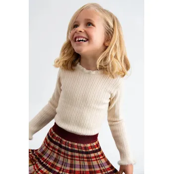 Dívčí svetr Dětský svetr Abel&Lula 5836.5.Mini.9BYA hnědá 84X, vel. 162
