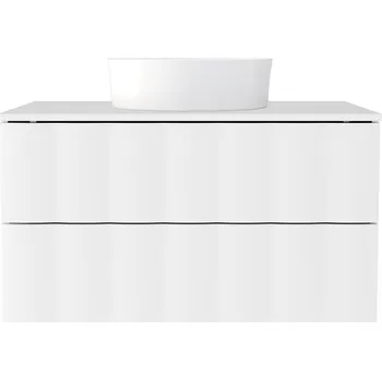 Policová skříň Závěsná skříňka pod umyvadlo Grita 80 cm bílá