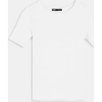 Oblečení a móda Sinsay - Bavlněné tričko Basic - bílá - 244HB-00X - 244HB-00X-XL