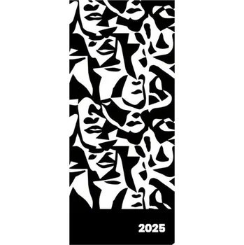 Diář Diář měsíční PVC Pastelini - design Faces 2026