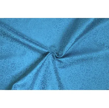 Brokát ornamenty, modrý, 0.95m, sartor.cz