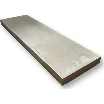 Plot Betonová stříška na zídky a plotové dílce – rovná, hladká (100 × 45 × 5 cm) Barva: Tmavě šedá