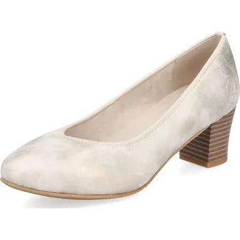 Dámské lodičky Dámské lodičky RIEKER 44650-91 zlatá S6 39