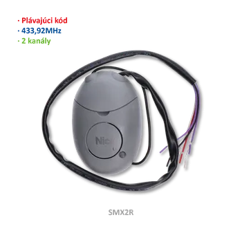 NICE výroba ukončena, nahrazeno např. N OX2 - Přijímač externí 2 kanálový, univerzální pro FLOR