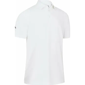 Pánské oblečení Callaway Swingtech Solid Mens Bright White S Polo košile