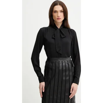 Pánská košile Košile Silvian Heach ELIRA GPP26192CA černá 99X, vel. 42