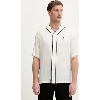 Pánská košile Košile Armani Exchange XM001818.AF13235 béžová 01X, vel. M