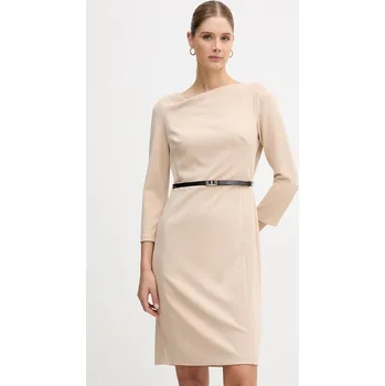 Dámské šaty Šaty Dkny DD5B1P80 béžová 01X, vel. 32