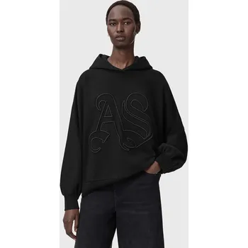 Pánská mikina Bavlněná mikina AllSaints ARTIA W065JE černá 99X, vel. XS