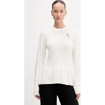 Pánský svetr Bavlněný svetr HUGO Sabanna 50554066 béžová 01X, vel. M