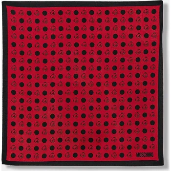 Šátek Hedvábný šátek Moschino M5890.E5000 červená 33A, vel. ONE SIZE